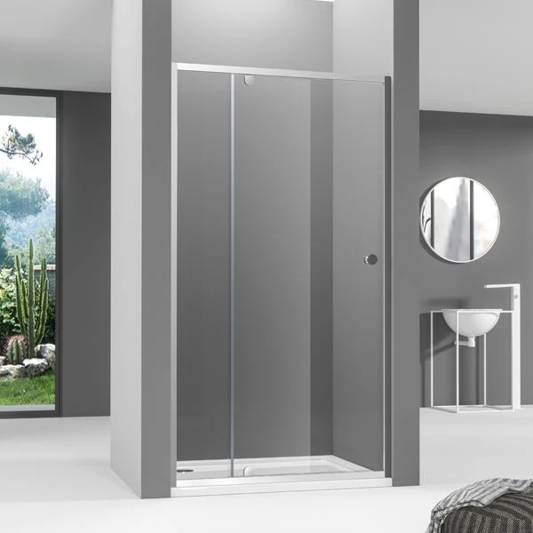Openning Doors Pivot Shower Doors With Tempered Glass